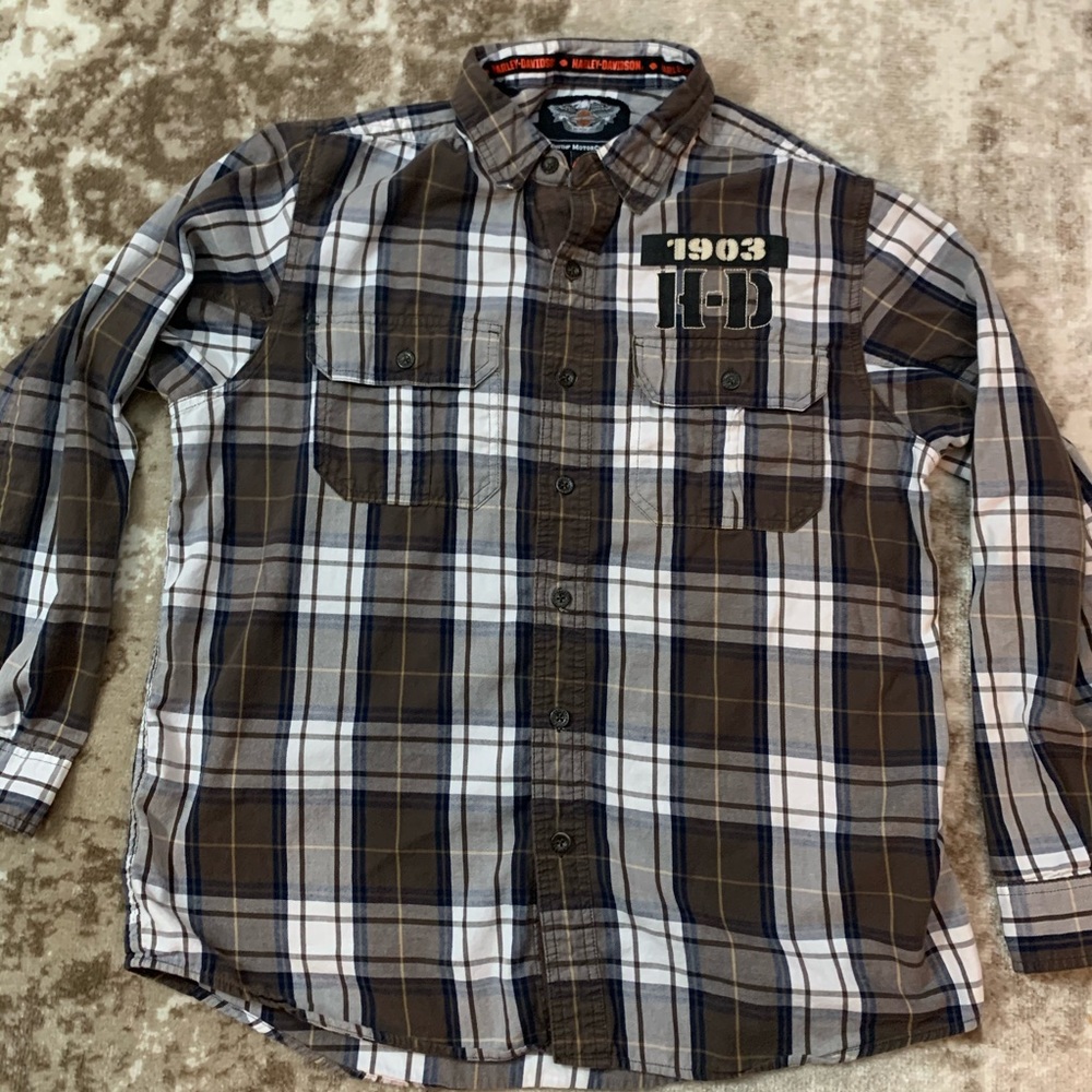Harley-Davidson men’s L button long sleeve 1903 HD
